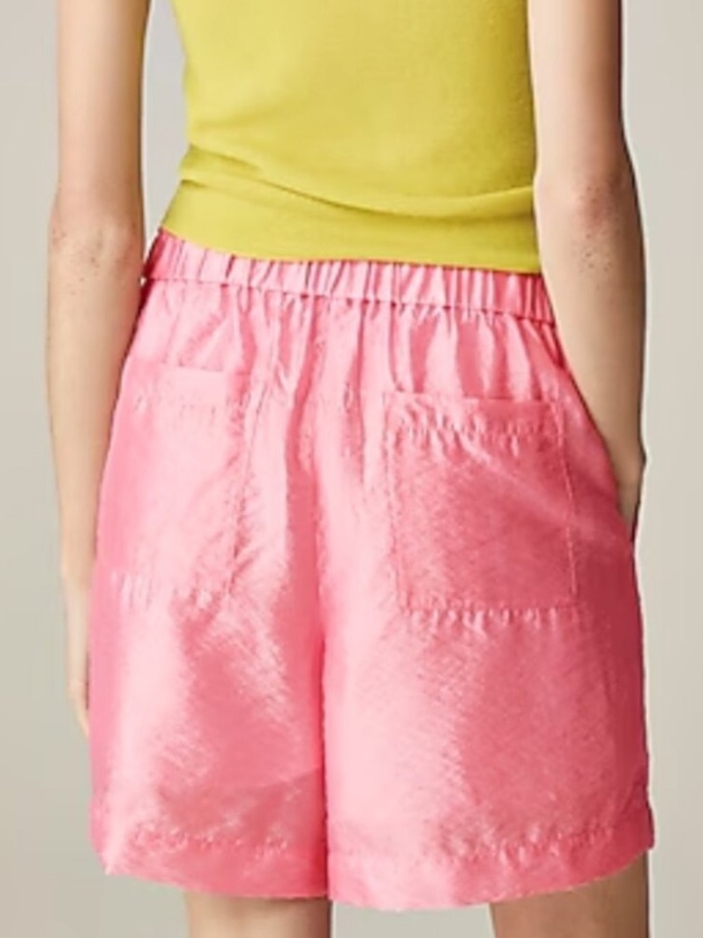 J Crew Summerweight Nylon Shorts Size 0 with Removable Lining - Picture 3 of 16
